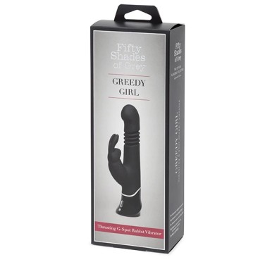 Pulsowibrator - Fifty Shades of Grey Greedy Girl Thrusting G-Spot Rabbit Vibrator